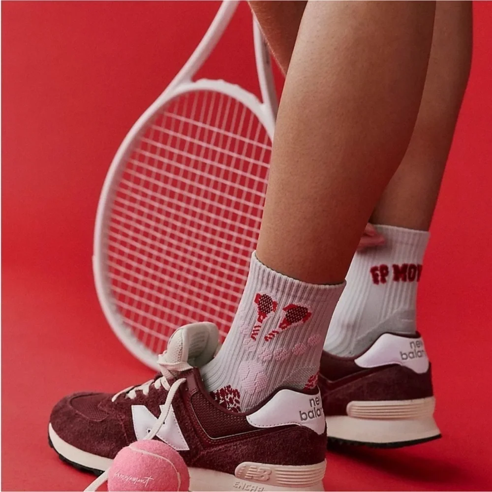 NWT Free People FP Movement Game Set Match Sock Pack 2 Pair
